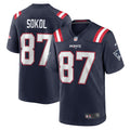 Matt Sokol New England Patriots Nike Game Player Jersey   Navy
