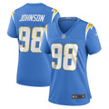 Women s Nike Austin Johnson Powder Blue Los Angeles Chargers Game Player Jersey