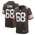 Men s Nike Michael Dunn Brown Cleveland Browns Game Jersey