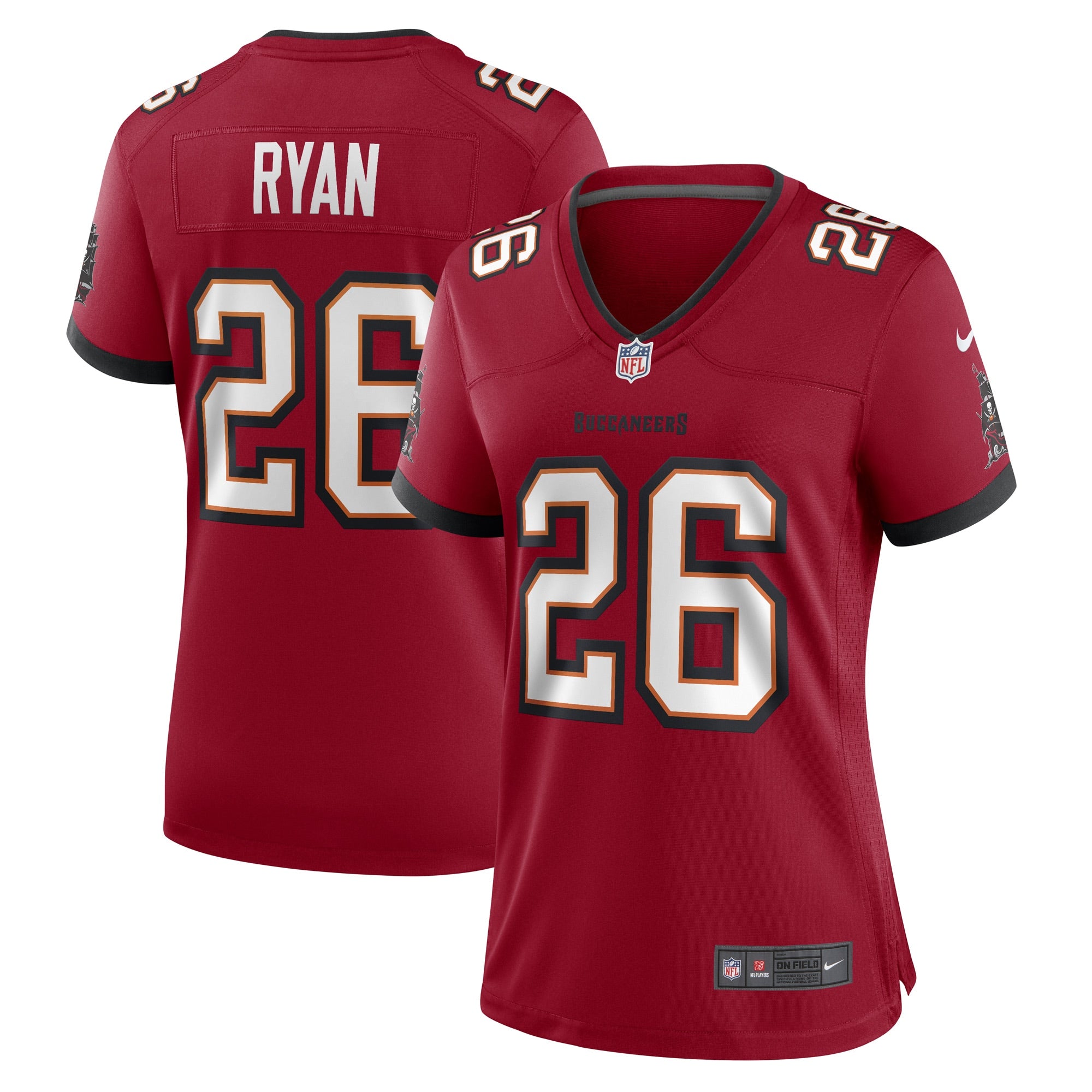 Logan Ryan Tampa Bay Buccaneers Nike Women s Game Player Jersey   Red