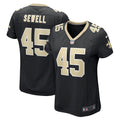 Women s Nike Nephi Sewell Black New Orleans Saints Game Player Jersey