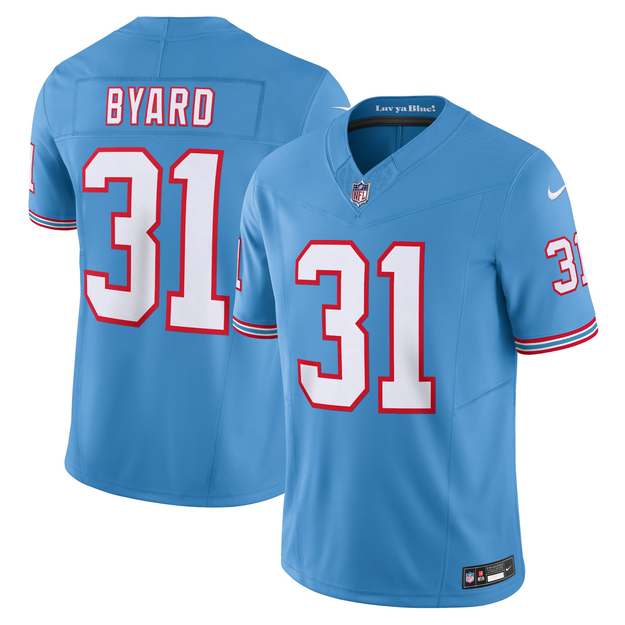 Kevin Byard Tennessee Titans Nike Vapor F.U.S.E. Limited Jersey   Light Blue