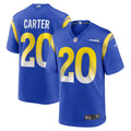 Men s Nike TJ Carter Royal Los Angeles Rams Game Player Jersey