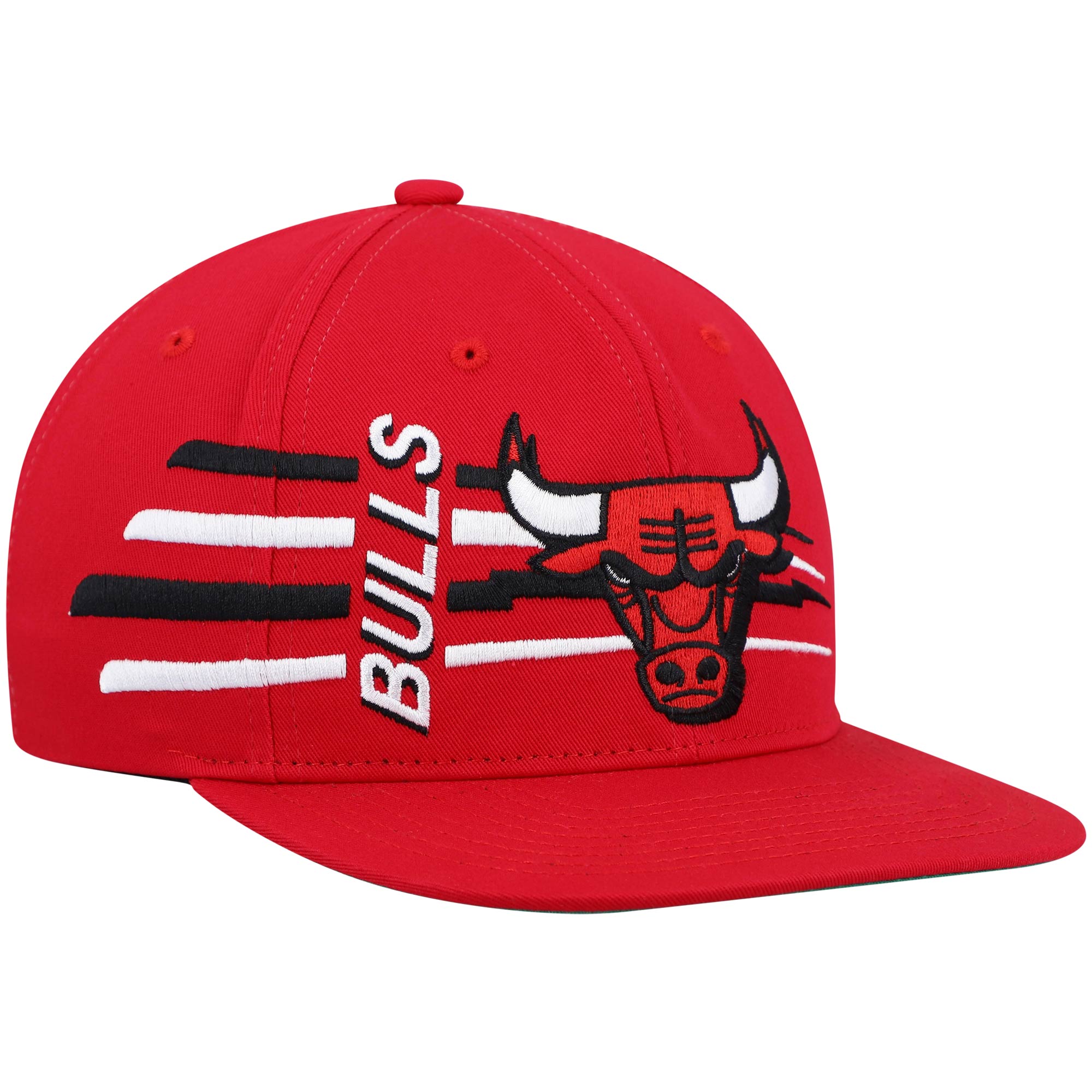 Chicago Bulls Mitchell & Ness Retro Bolt Deadstock Snapback Hat - Red