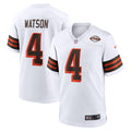 Men s Nike Deshaun Watson White Cleveland Browns Alternate Game Jersey