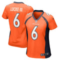 Women s Nike P.J. Locke Orange Denver Broncos Game Player Jersey