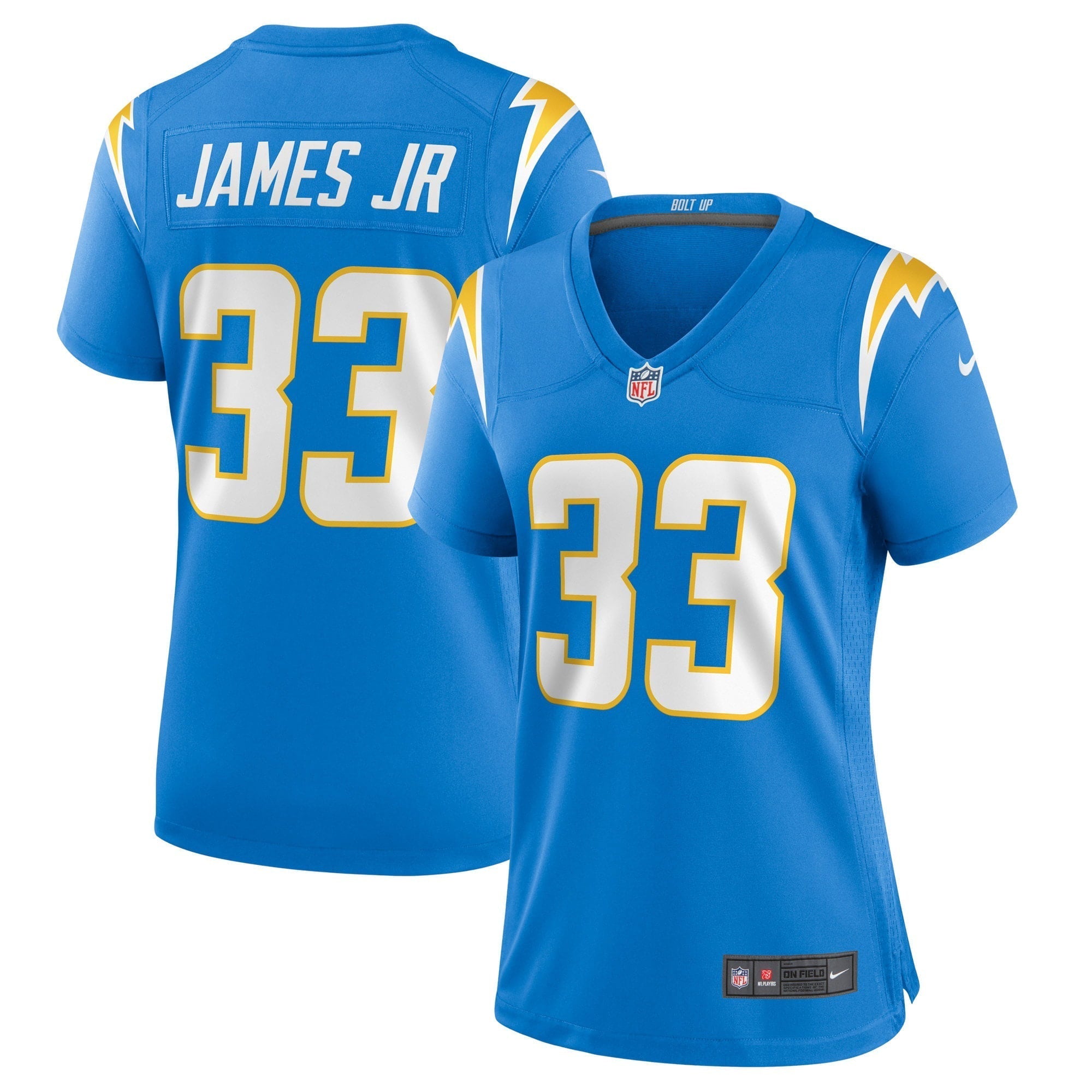 Women s Nike Derwin James Powder Blue Los Angeles Chargers Game Jersey