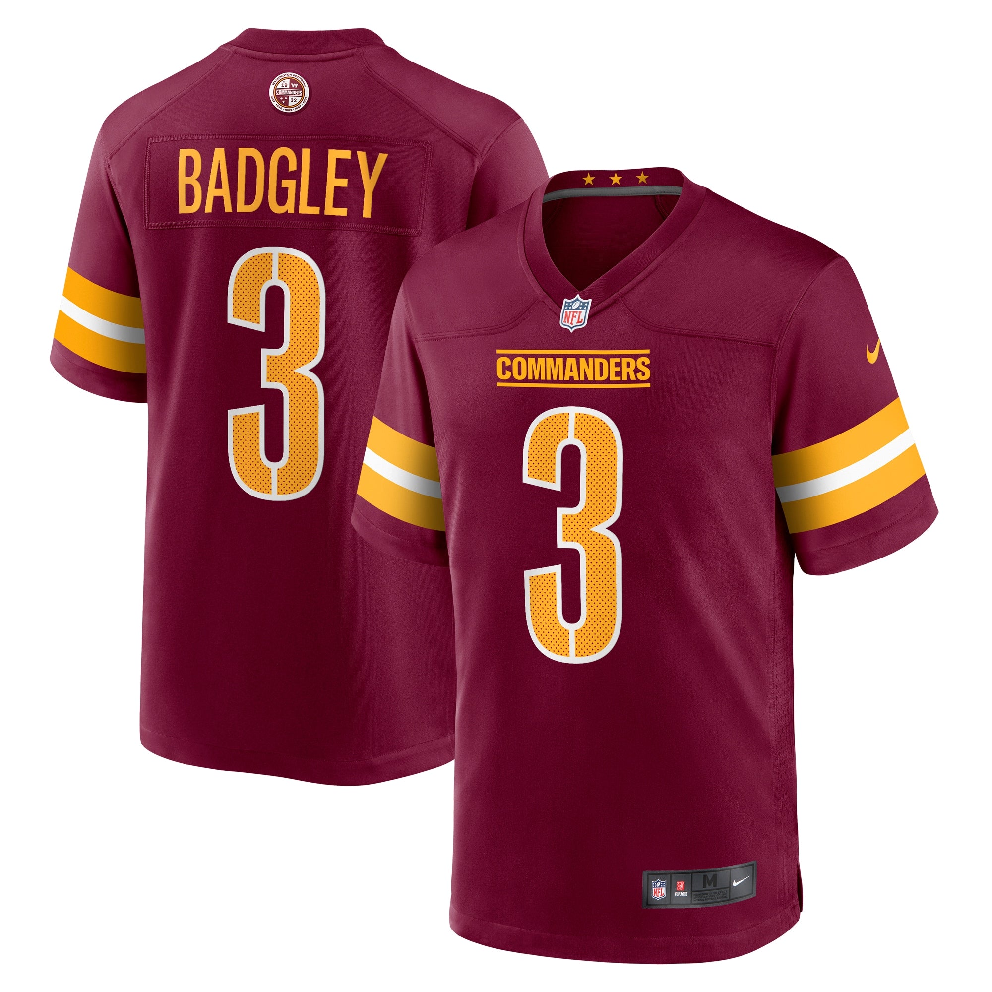 Michael Badgley Washington Commanders Nike  Game Jersey   Burgundy