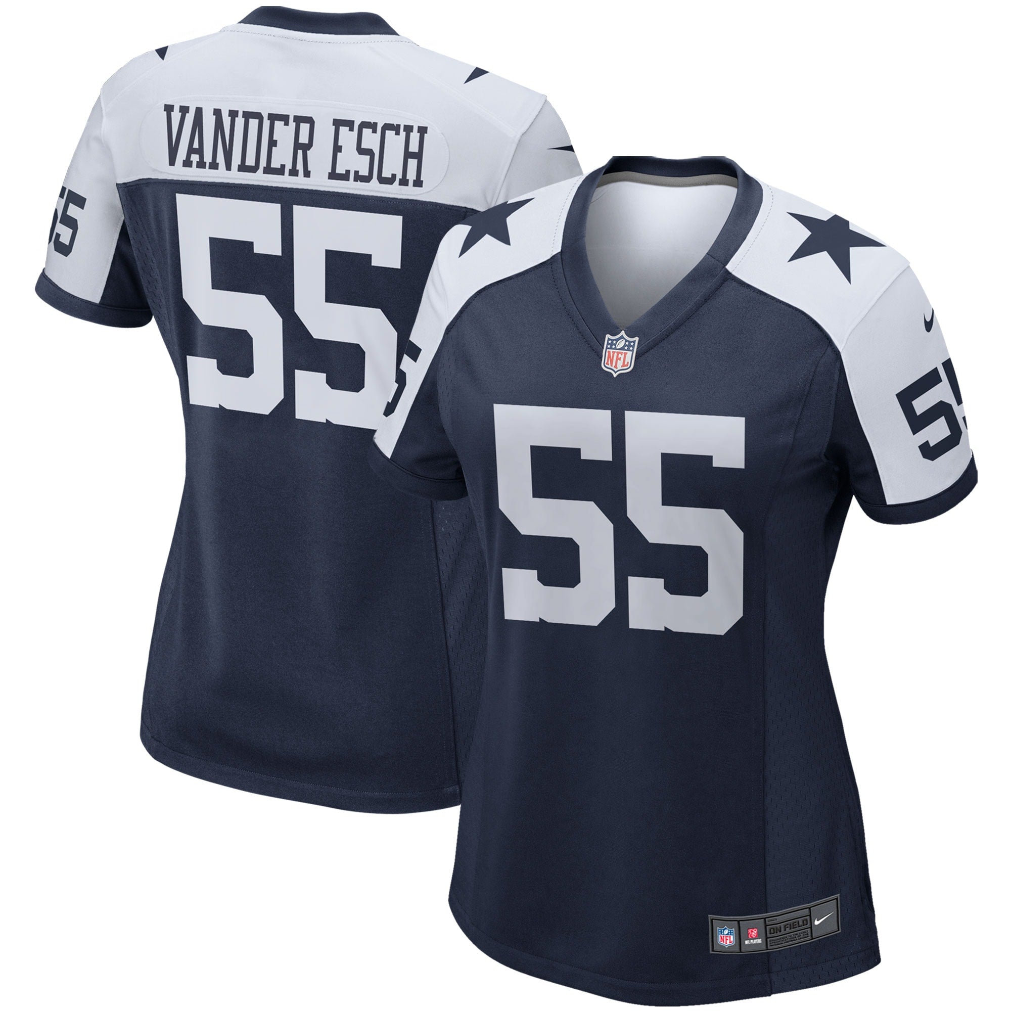 Leighton Vander Esch Dallas Cowboys Nike Women s Alternate Game Team Jersey   Navy