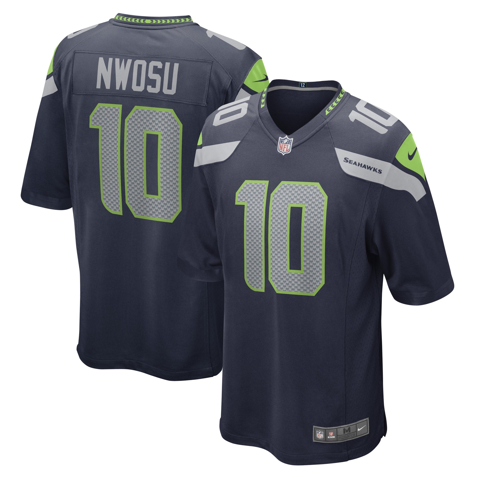Uchenna Nwosu Seattle Seahawks Nike Game Player Jersey College Navy