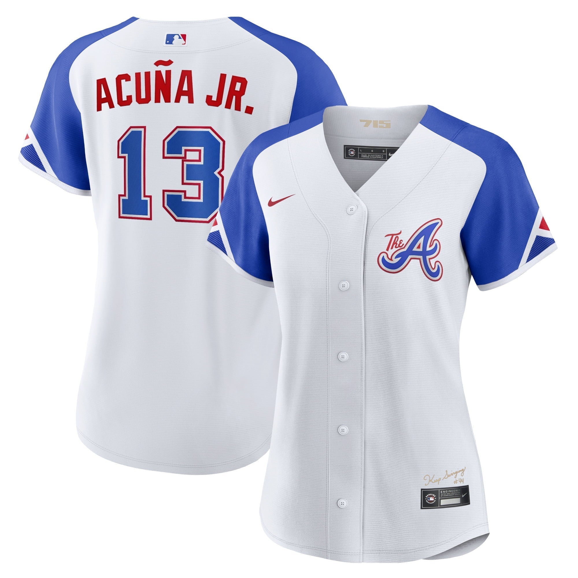 Women's Nike Ronald Acu-a Jr. White Atlanta Braves 2023 City Connect Replica Player Jersey