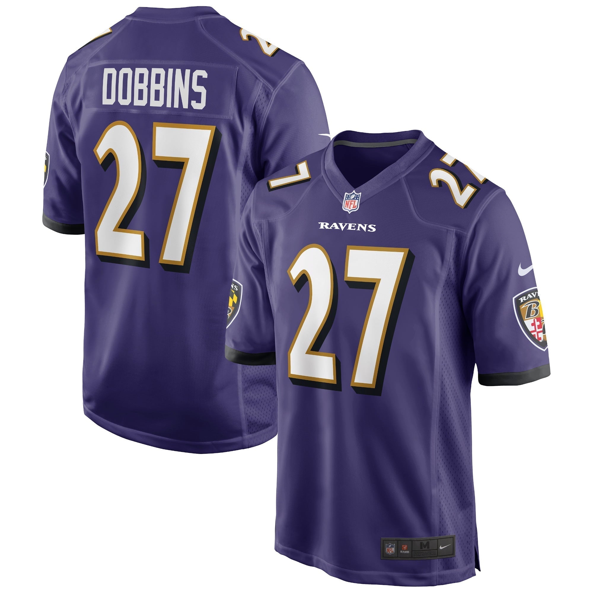 Men s Nike J.K. Dobbins Purple Baltimore Ravens Game Jersey