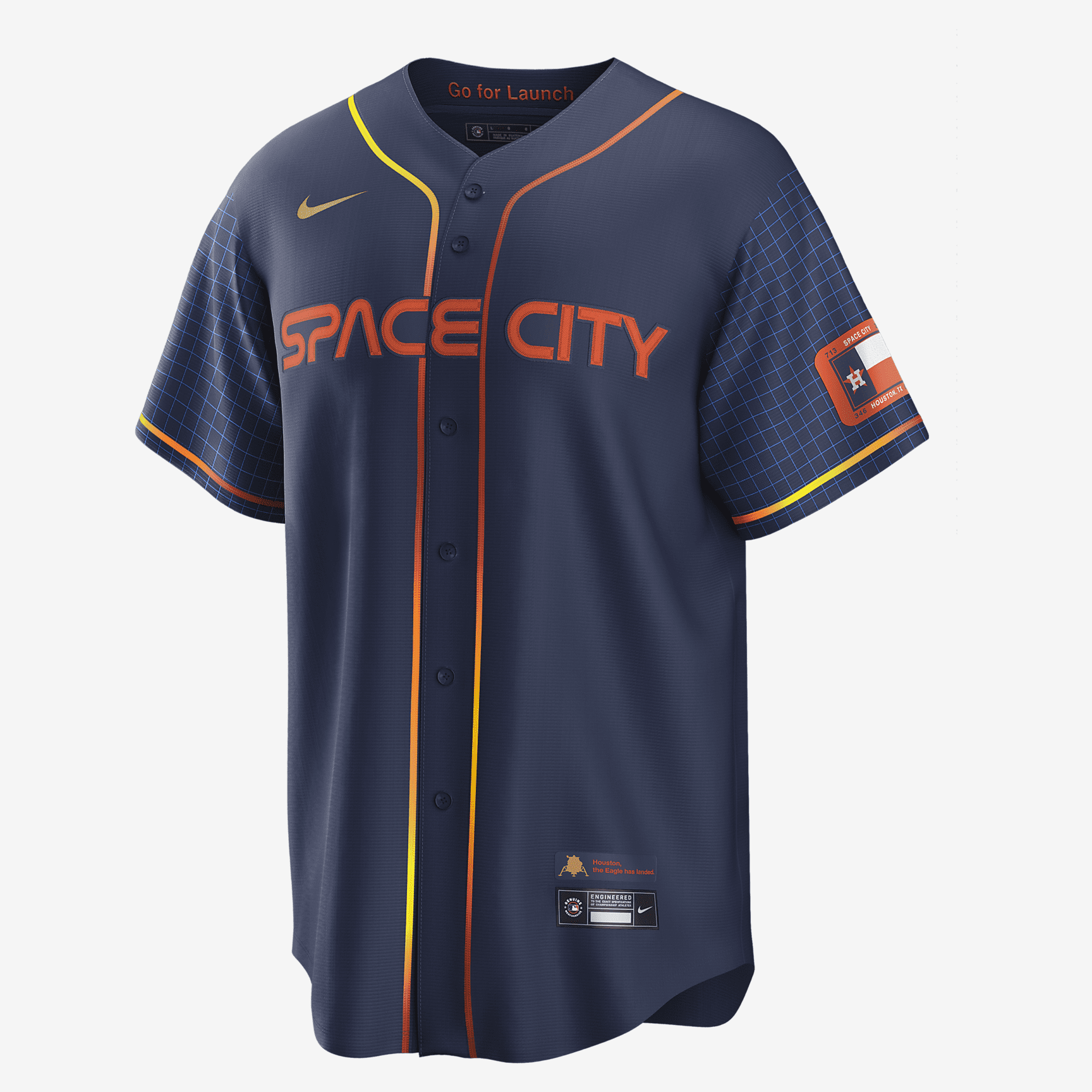 MLB Houston Astros City Connect (Alex Bregman) Men's Replica Baseball Jersey - Navy/Navy