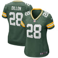 Women s Green Bay Packers AJ Dillon Player Game Jersey Green