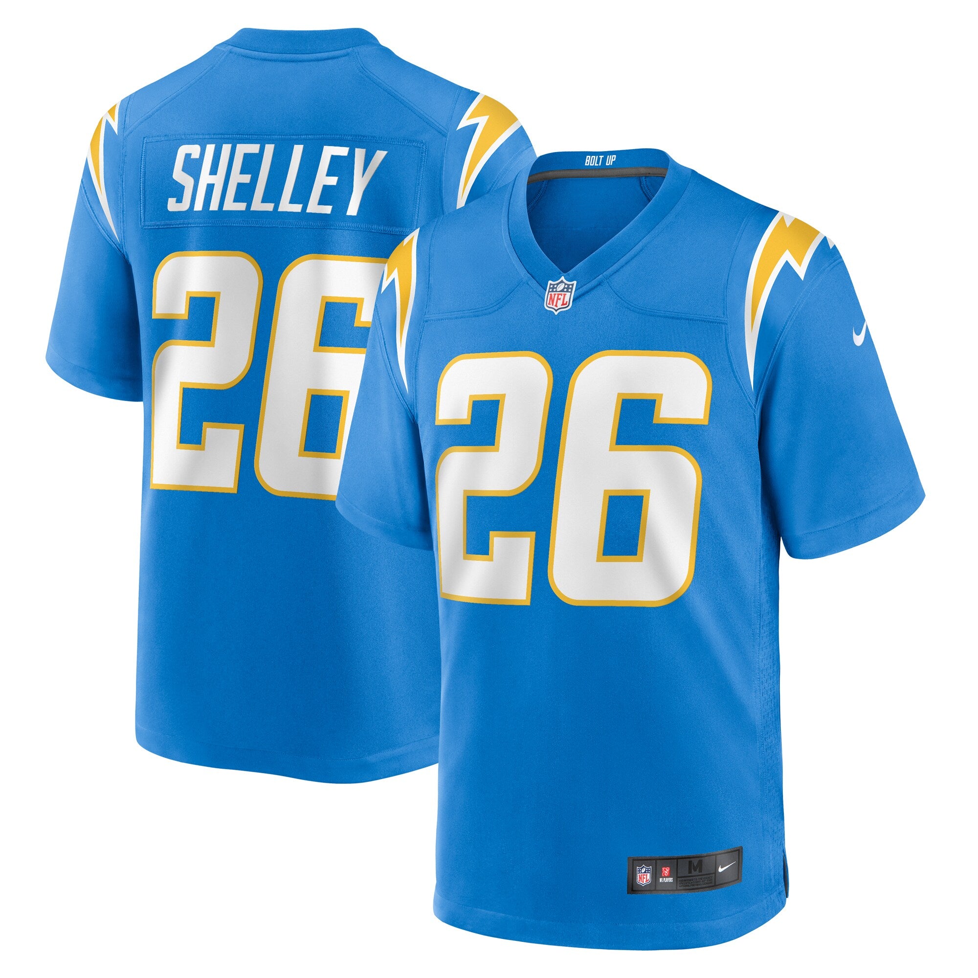 Duke Shelley Los Angeles Chargers Nike Team Game Jersey    Powder Blue