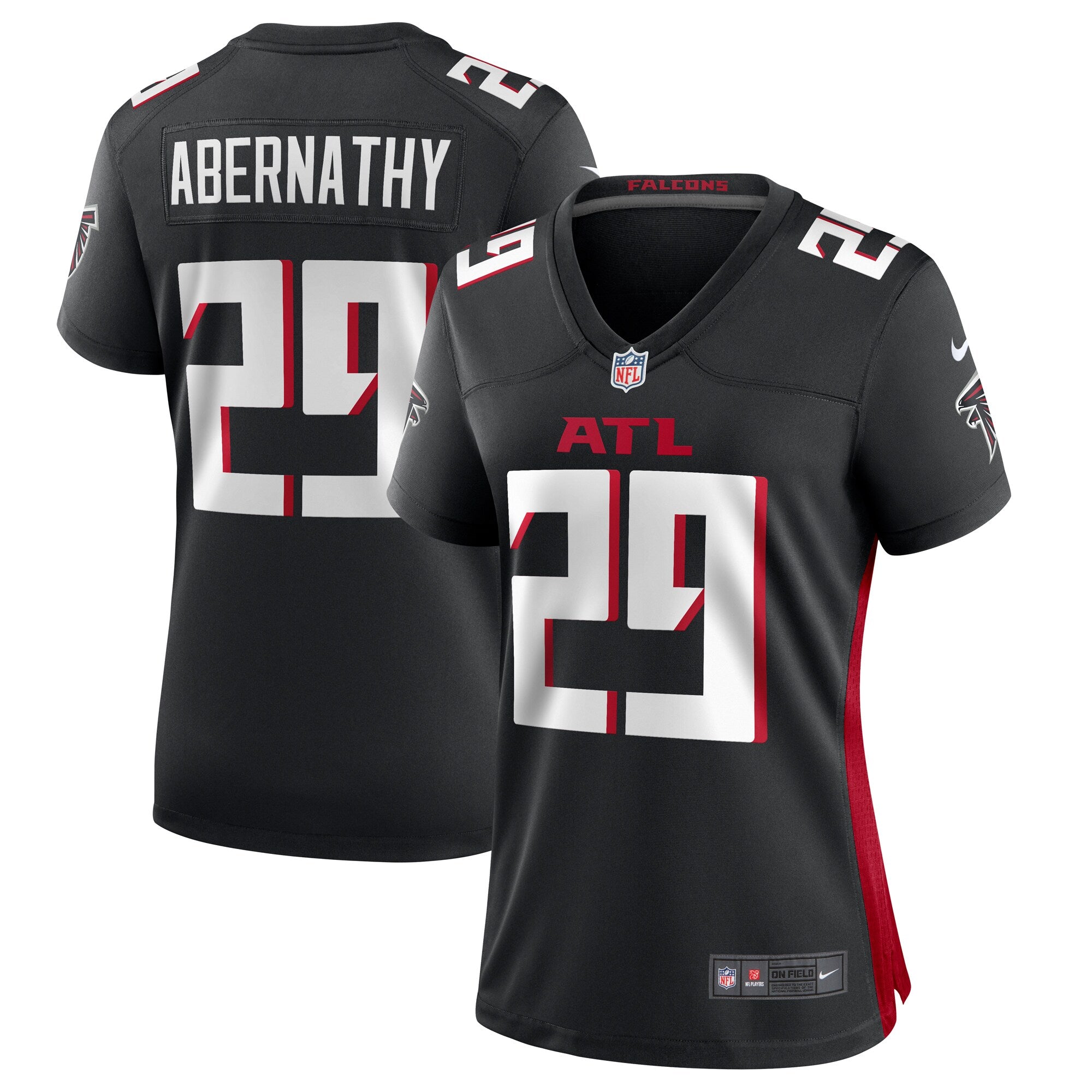 Micah Abernathy Atlanta Falcons Nike Women s Team Game Jersey    Black