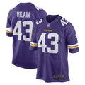 Luiji Vilain Minnesota Vikings Nike Game Player Jersey   Purple