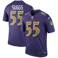 Men s Baltimore Ravens Terrell Suggs Legend Jersey   Purple