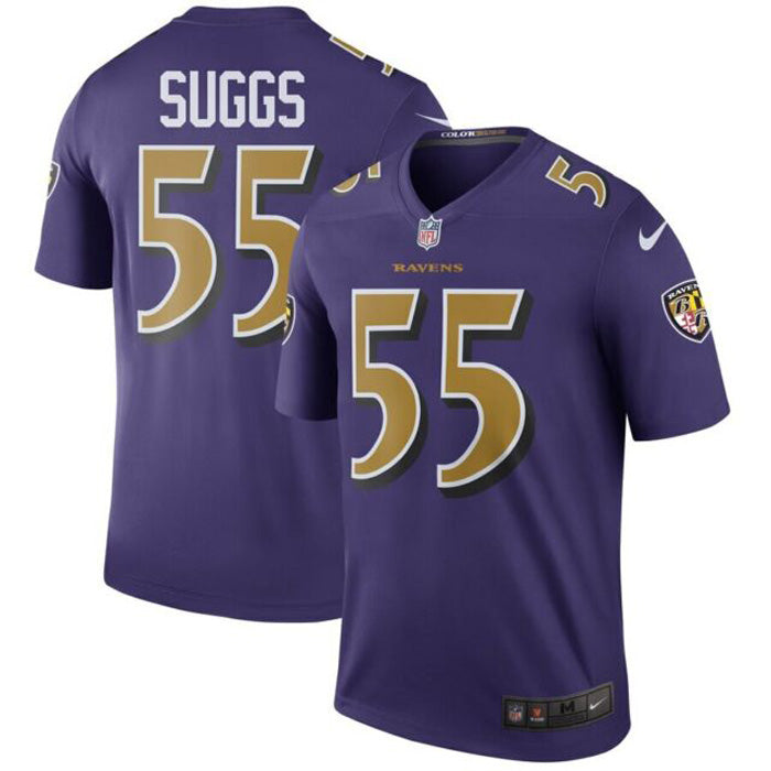Men s Baltimore Ravens Terrell Suggs Legend Jersey   Purple
