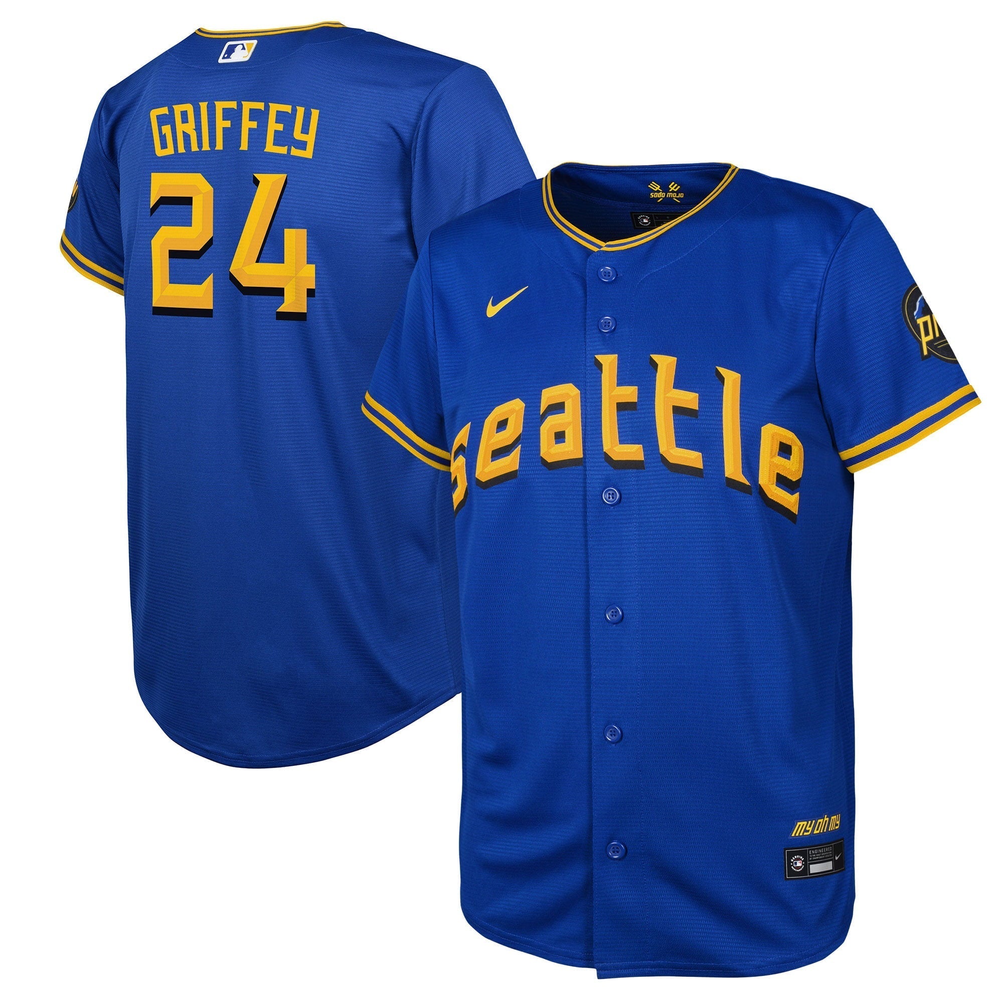 Toddler Nike Ken Griffey Jr. Royal Seattle Mariners 2023 City Connect Replica Player Jersey