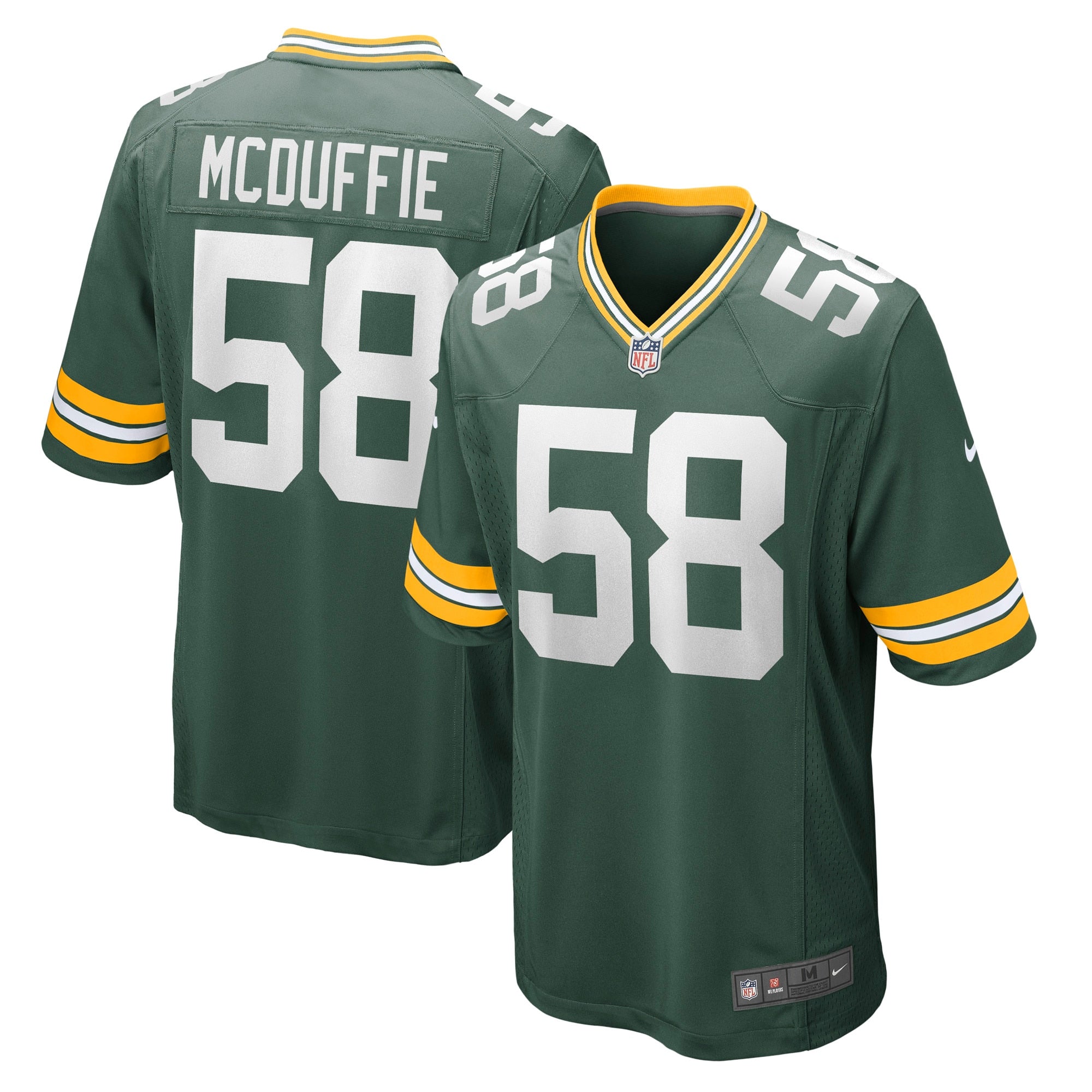 Isaiah McDuffie Green Bay Packers Nike Game Jersey   Green