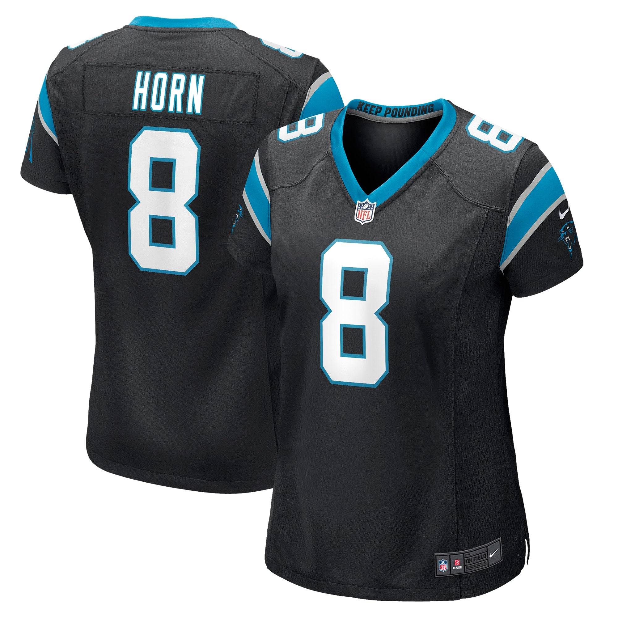 Jaycee Horn Carolina Panthers Nike Women s Game Player Alternate Jersey   Black
