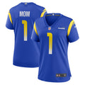 Number 1 Mom Los Angeles Rams Nike Women s Game Jersey   Royal