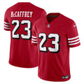 Christian McCaffrey San Francisco 49ers Nike Vapor F.U.S.E. Limited Jersey   Scarlet