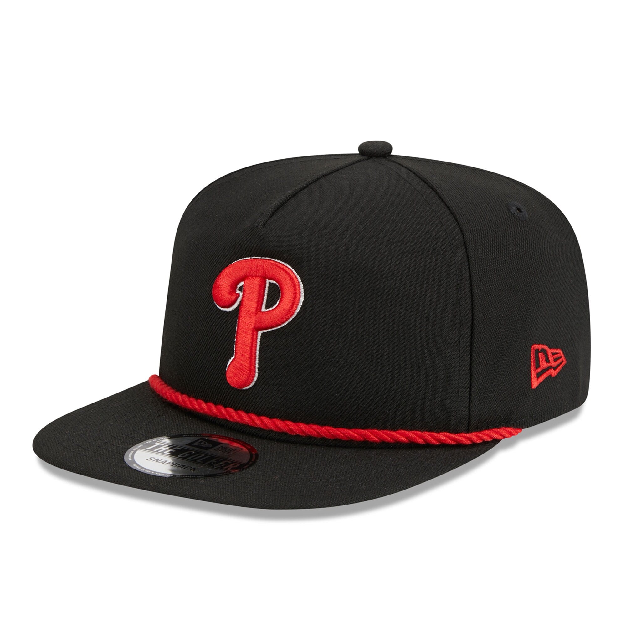 Philadelphia Phillies New Era Branch Golfer Snapback Hat - Black