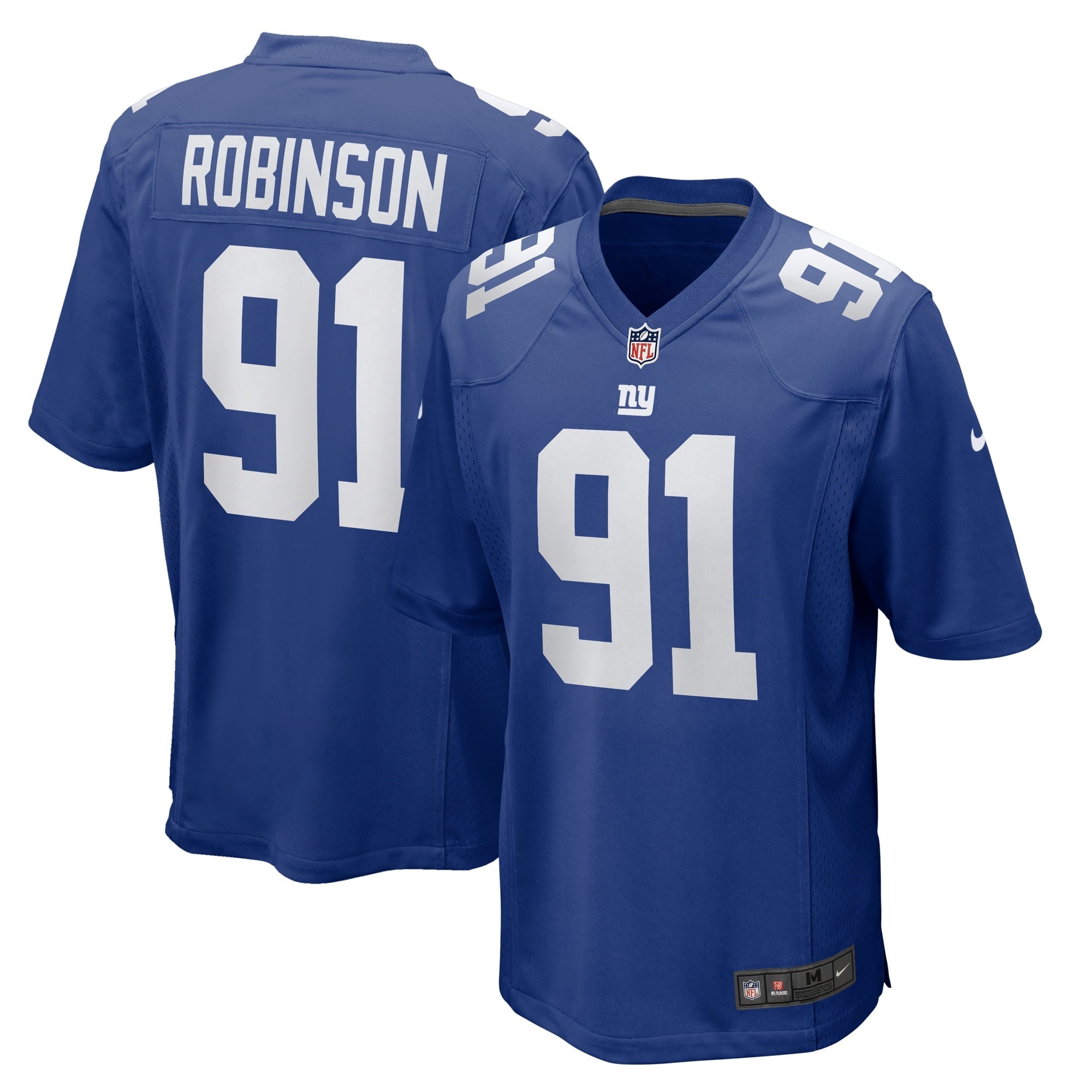 Men s Nike A Shawn Robinson Royal New York Giants Team Game Jersey