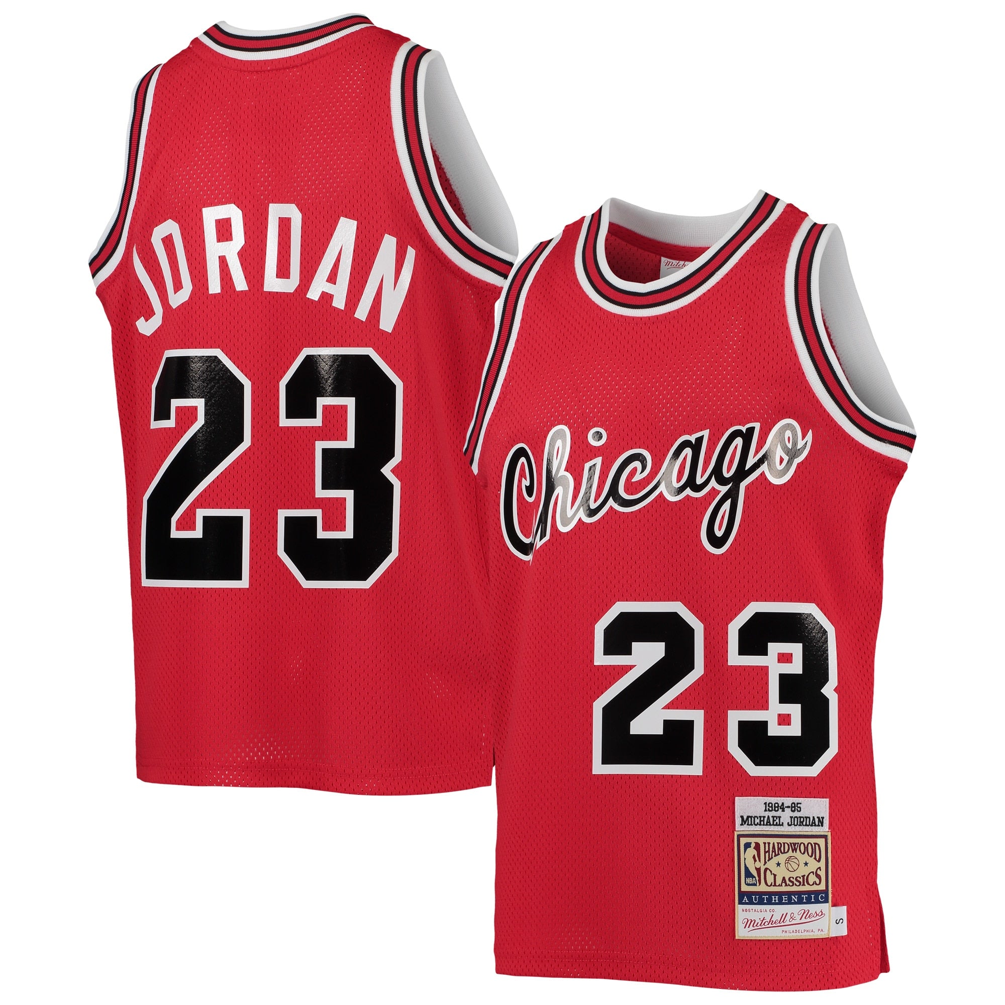 Michael Jordans Chicago Bulls Mitchell & Ness Youth 1984-85 Hardwood Classics Authentic Jersey - Red