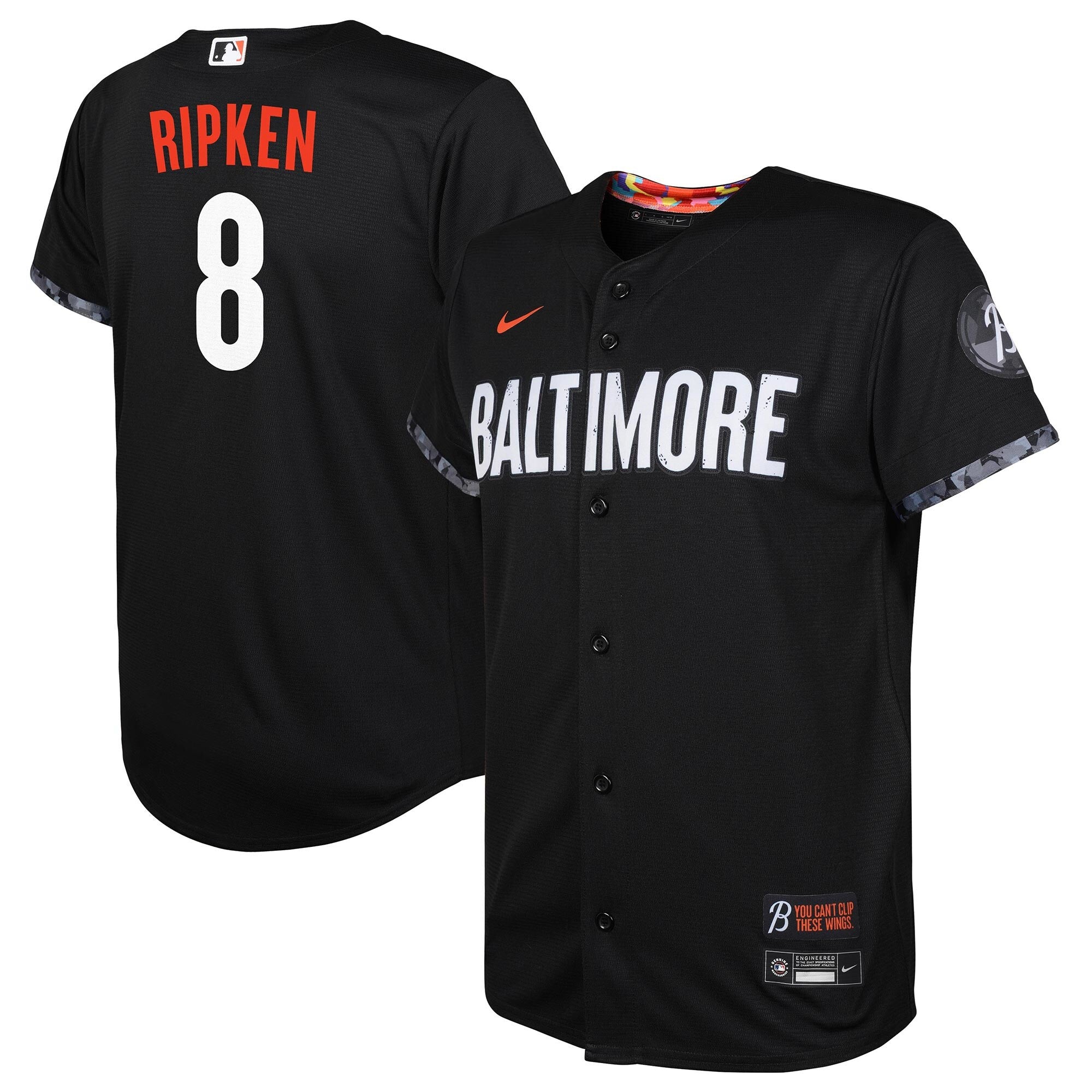 Cal Ripken Baltimore Orioles Nike Preschool 2023 City Connect Replica Player Jersey - Black