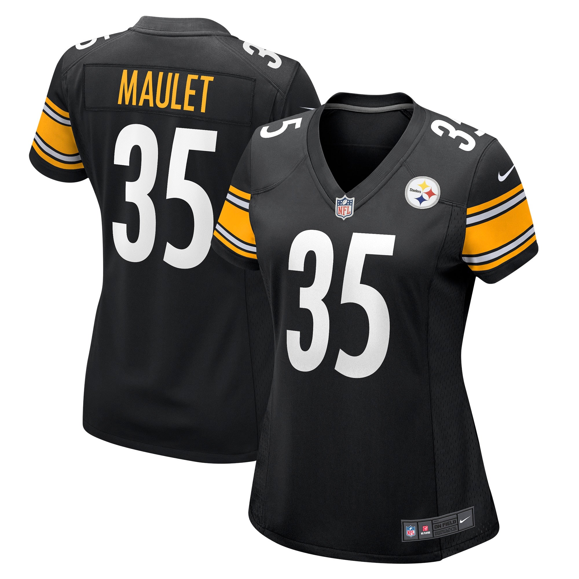 Arthur Maulet Pittsburgh Steelers Nike Women s Game Jersey   Black