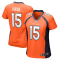 Women s Nike Jalen Virgil Orange Denver Broncos Game Player Jersey