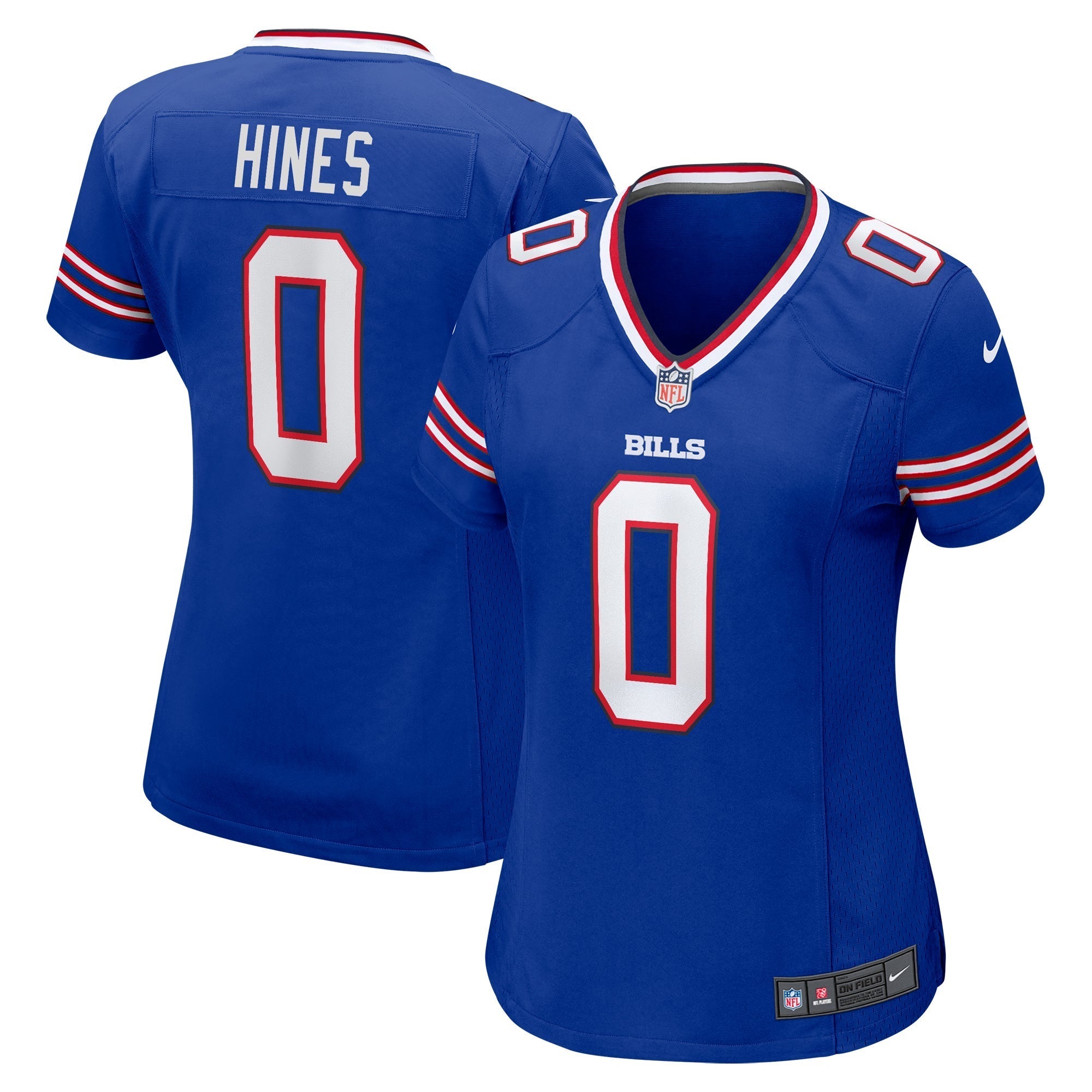 Women s Nike Nyheim Hines Royal Buffalo Bills Game Player Jersey