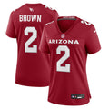 Women s Nike Marquise Brown Cardinal Arizona Cardinals Home Game Jersey