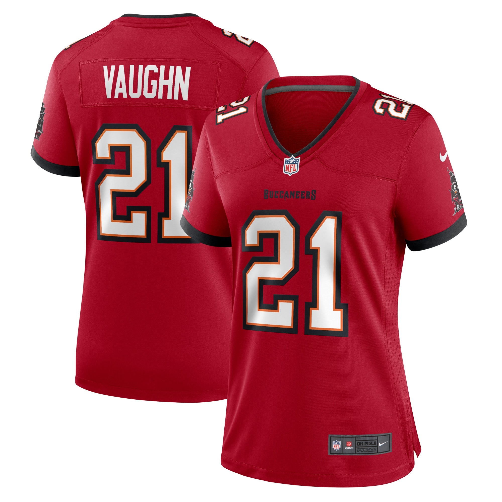 Ke Shawn Vaughn Tampa Bay Buccaneers Nike Women s Player Jersey   Red
