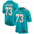 Men s Nike Austin Jackson Aqua Miami Dolphins Game Jersey