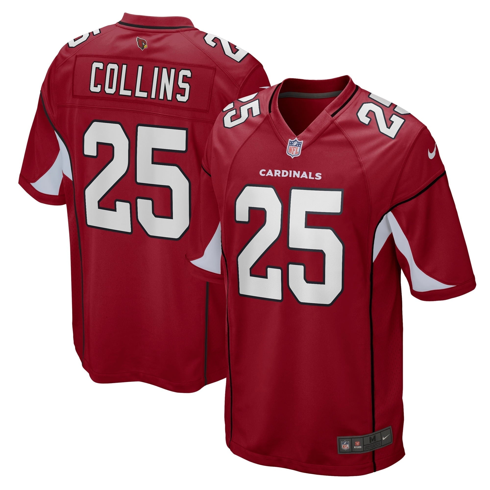 Men s Nike Zaven Collins Cardinal Arizona Cardinals Game Jersey