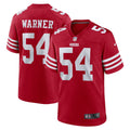 Men s Nike Fred Warner Scarlet San Francisco 49ers Player Game Jersey