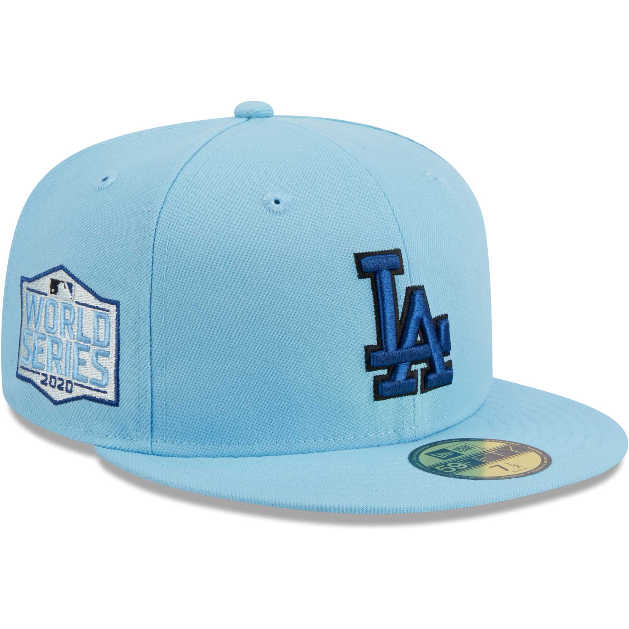 Los Angeles Dodgers New Era 59FIFTY Fitted Hat - Light Blue