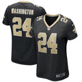 Women s Nike Dwayne Washington Black New Orleans Saints Game Player Jersey