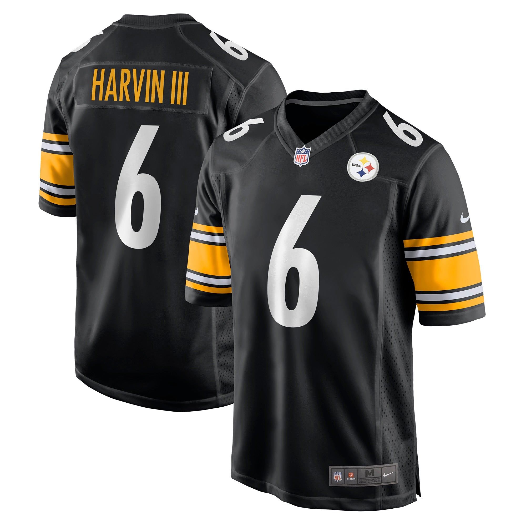 Pressley Harvin III Pittsburgh Steelers Nike Game Jersey   Black