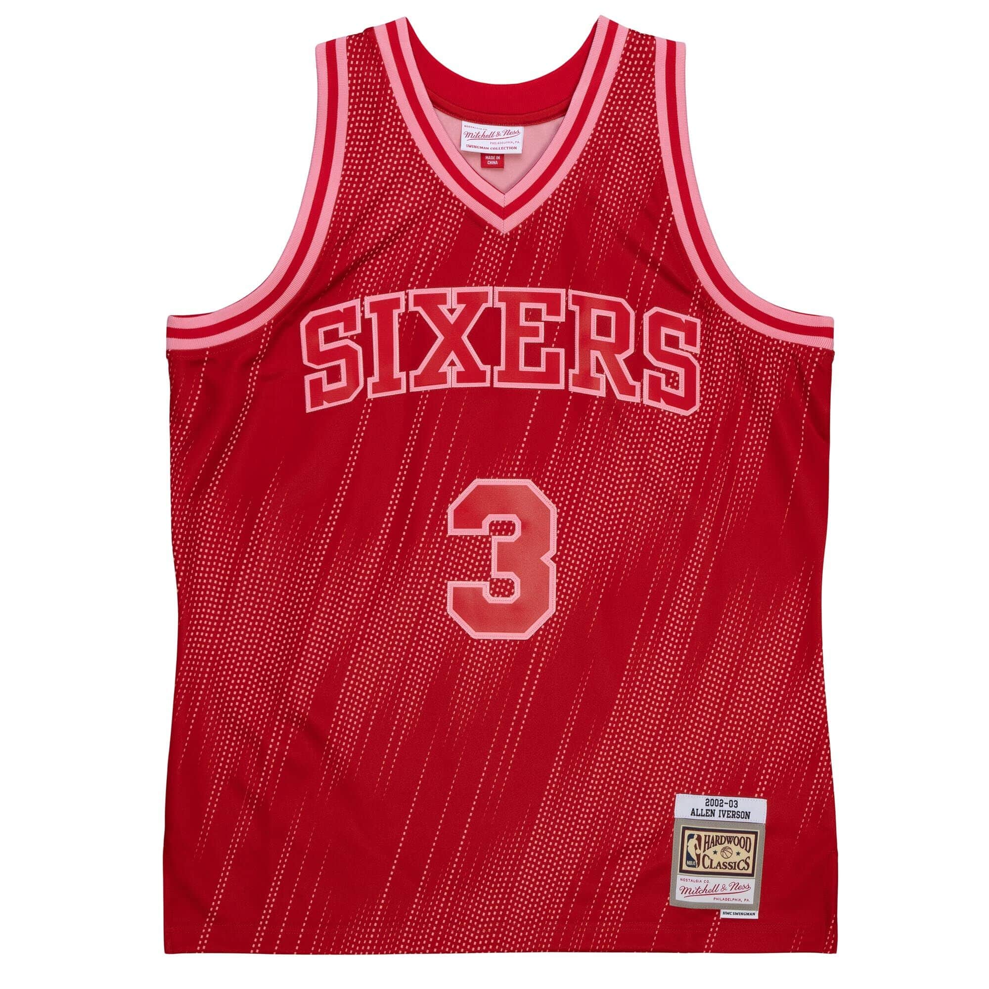 Monochrome Swingman Allen Iverson Philadelphia 76ers 2002-03 Jersey