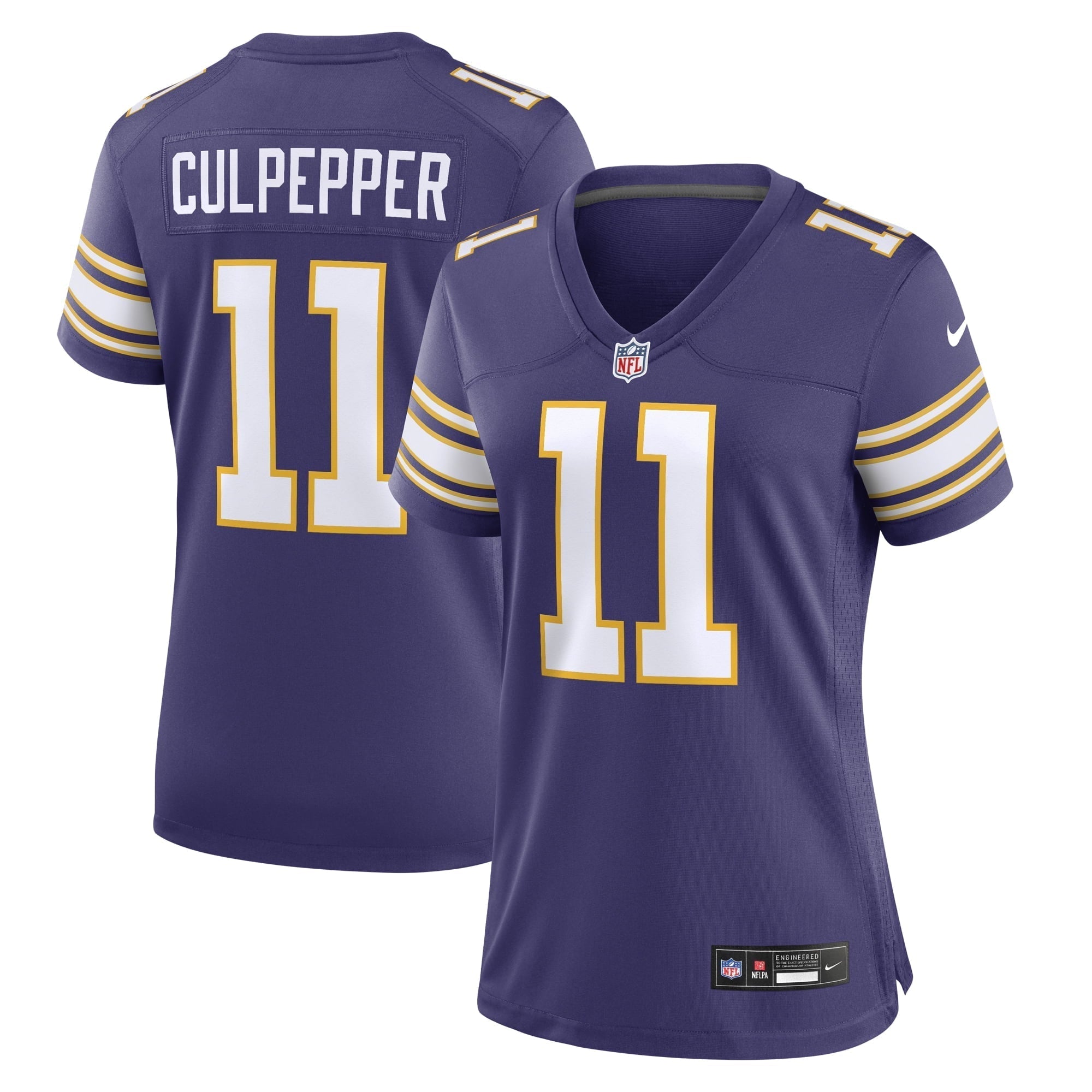 Women s Nike Daunte Culpepper Purple Minnesota Vikings Classic Retired Player Game Jersey