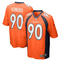 Men s Nike Jonathan Kongbo Orange Denver Broncos Game Player Jersey