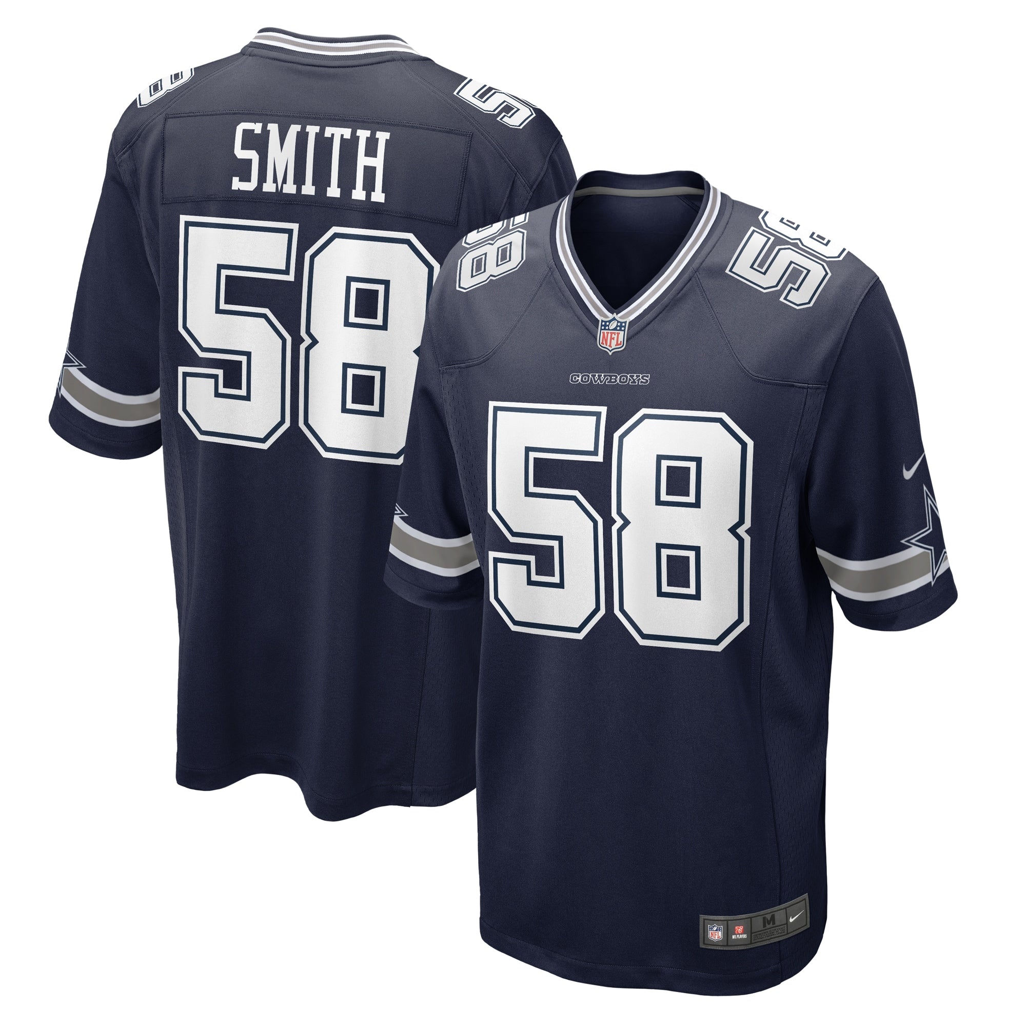 Mazi Smith Dallas Cowboys Nike 2023 NFL Draft First Round Pick Game Jersey   Navy