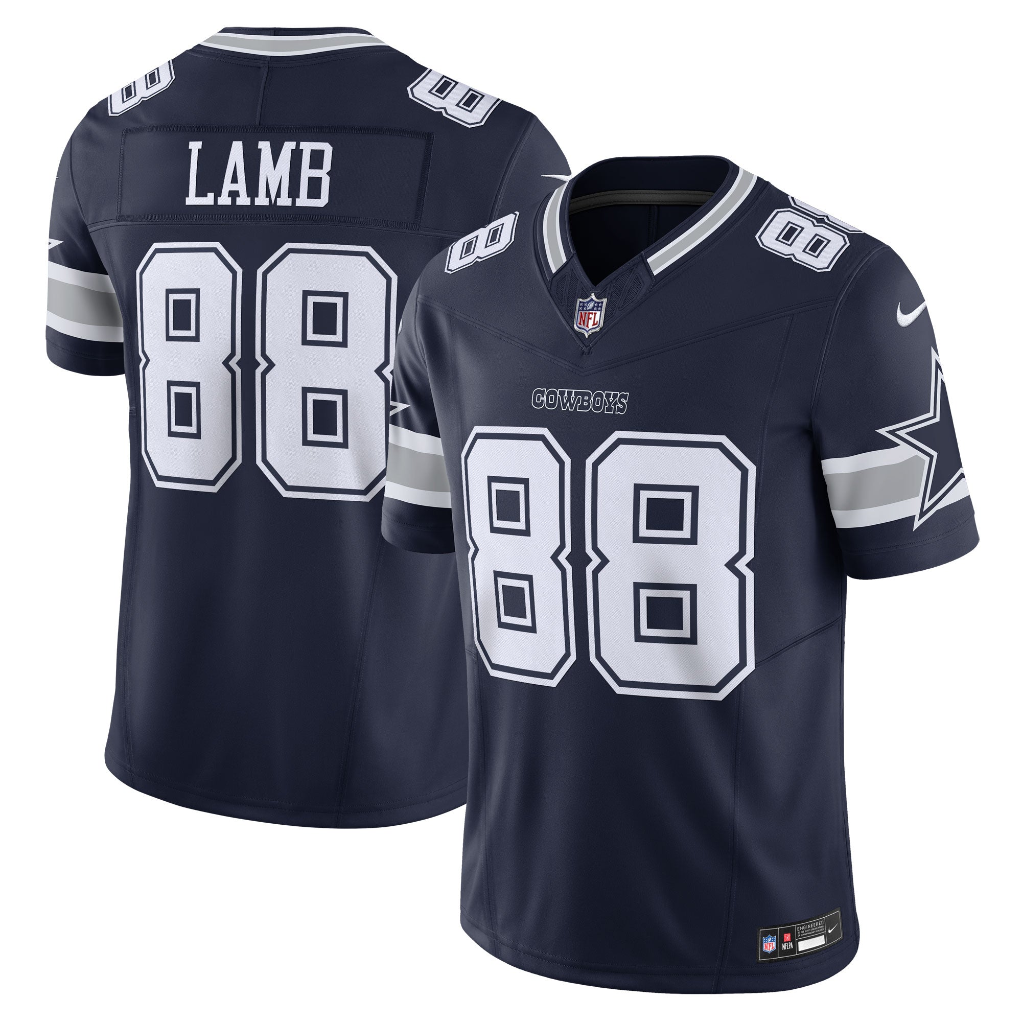 CeeDee Lamb Dallas Cowboys Nike Vapor F.U.S.E. Limited Jersey   Navy