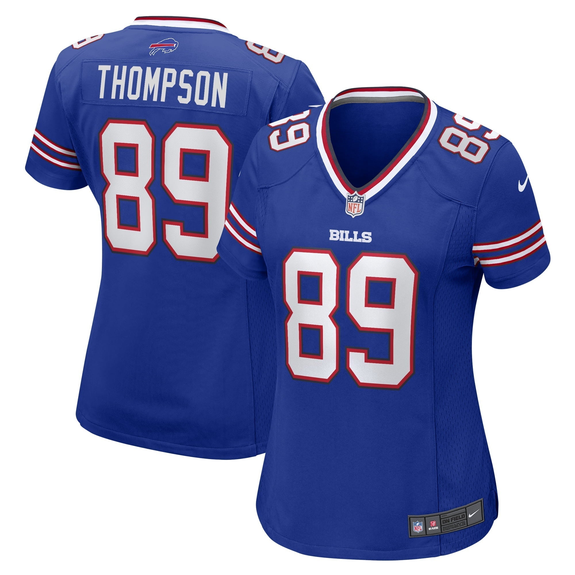 Women s Nike Bryan Thompson Royal Buffalo Bills Team Game Jersey
