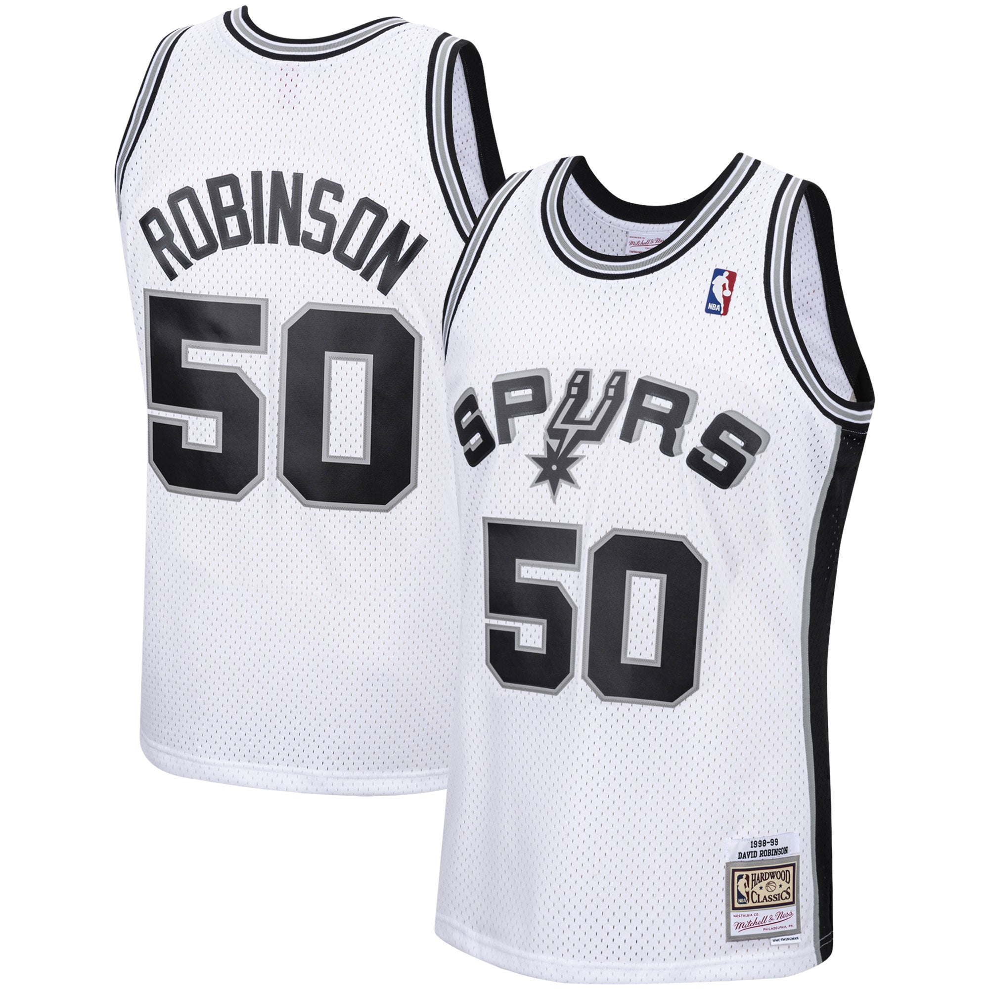 David Robinson San Antonio Spurs Mitchell & Ness Hardwood Classics Swingman Jersey - White